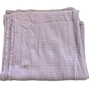 🏖️☘️ 100% Cotton Muslim lavender Kids Blanket